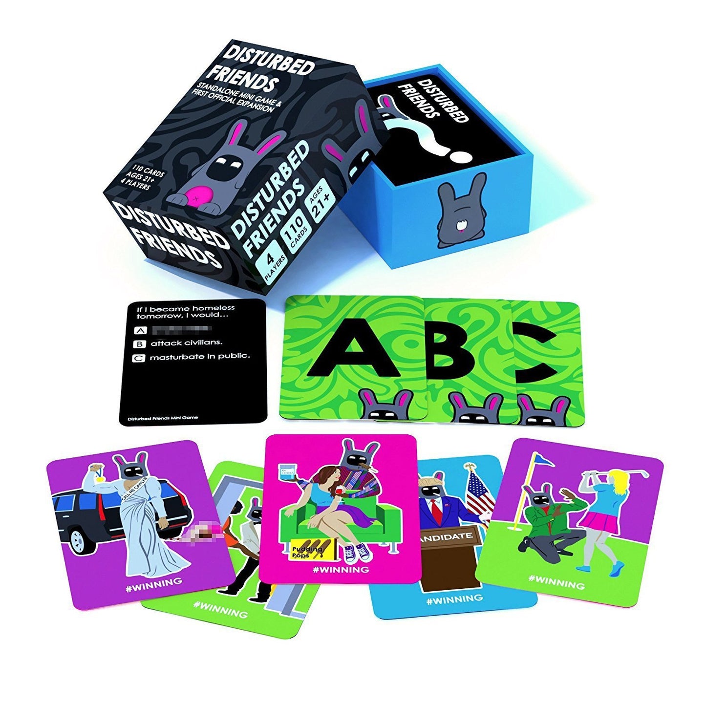 Confused friends expanded version of the board game card - Spel på Engelska