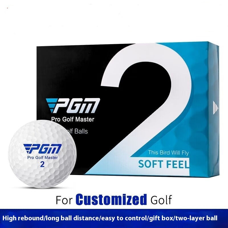 PGM Golf Premium Tvålagersboll – För Precision & Distans
