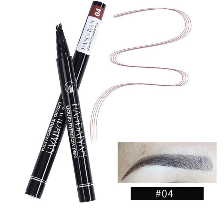 Microblading Ögonbrynspenna Vattentät Gaffelspets Tatueringspenna Toning Fin Skiss Ögonbryncils Long Lasting Eyebrows
