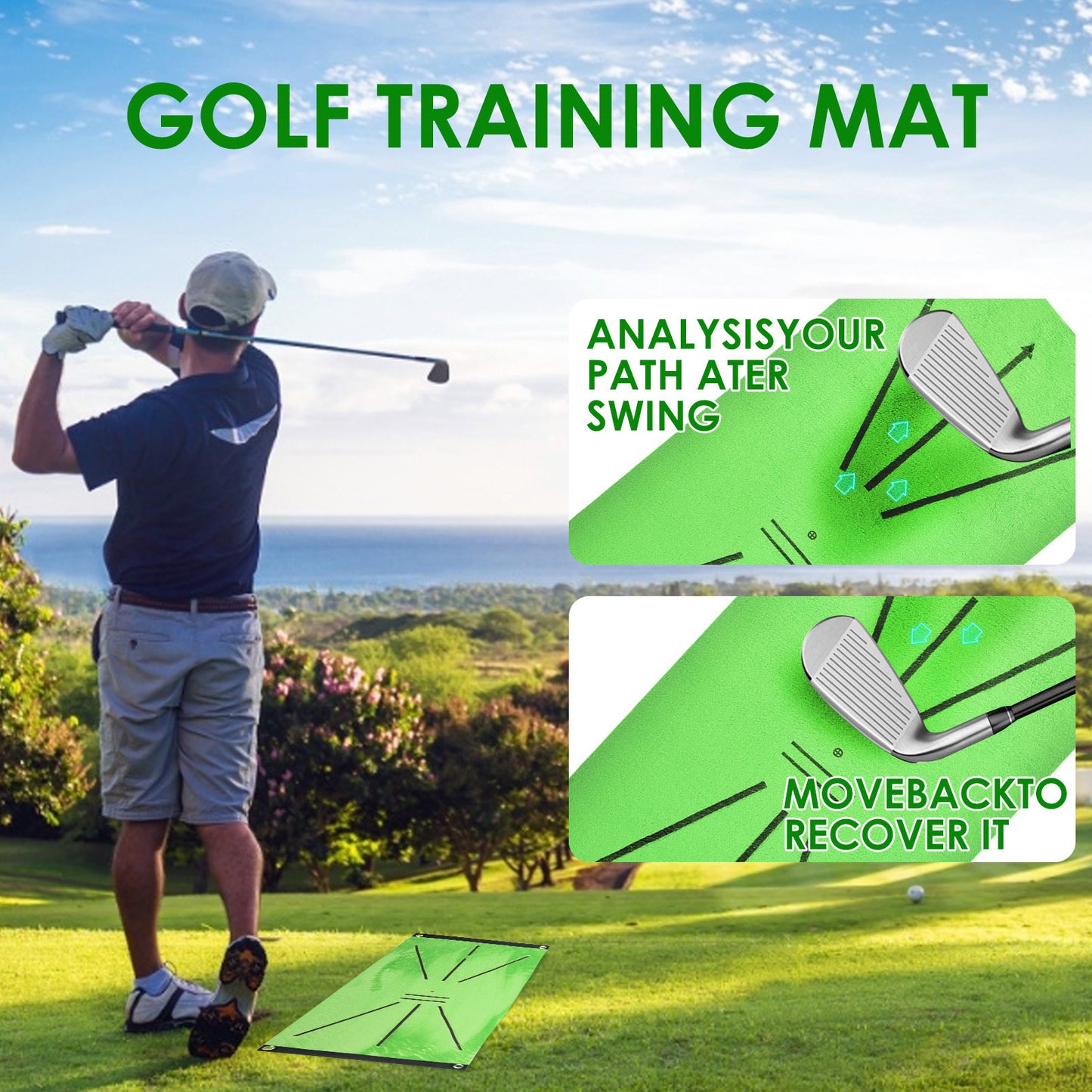 Golf Swing Slagmatta - Förbättra Träningen