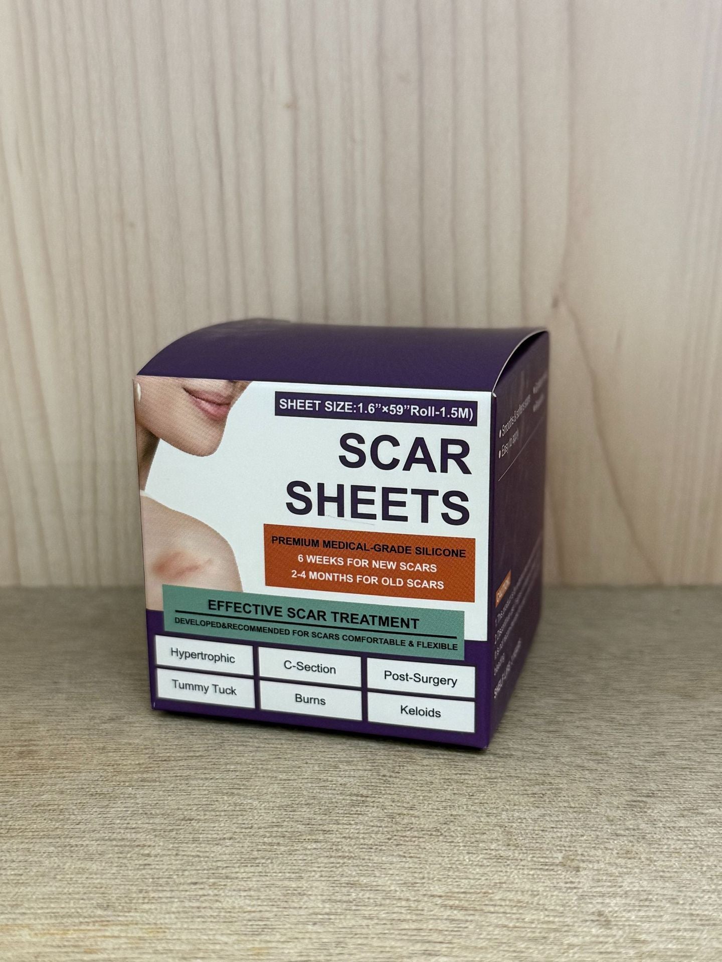Ärrplåster Silikon / Scar Paster Silicone Scar Sheets15 M Length Soothing