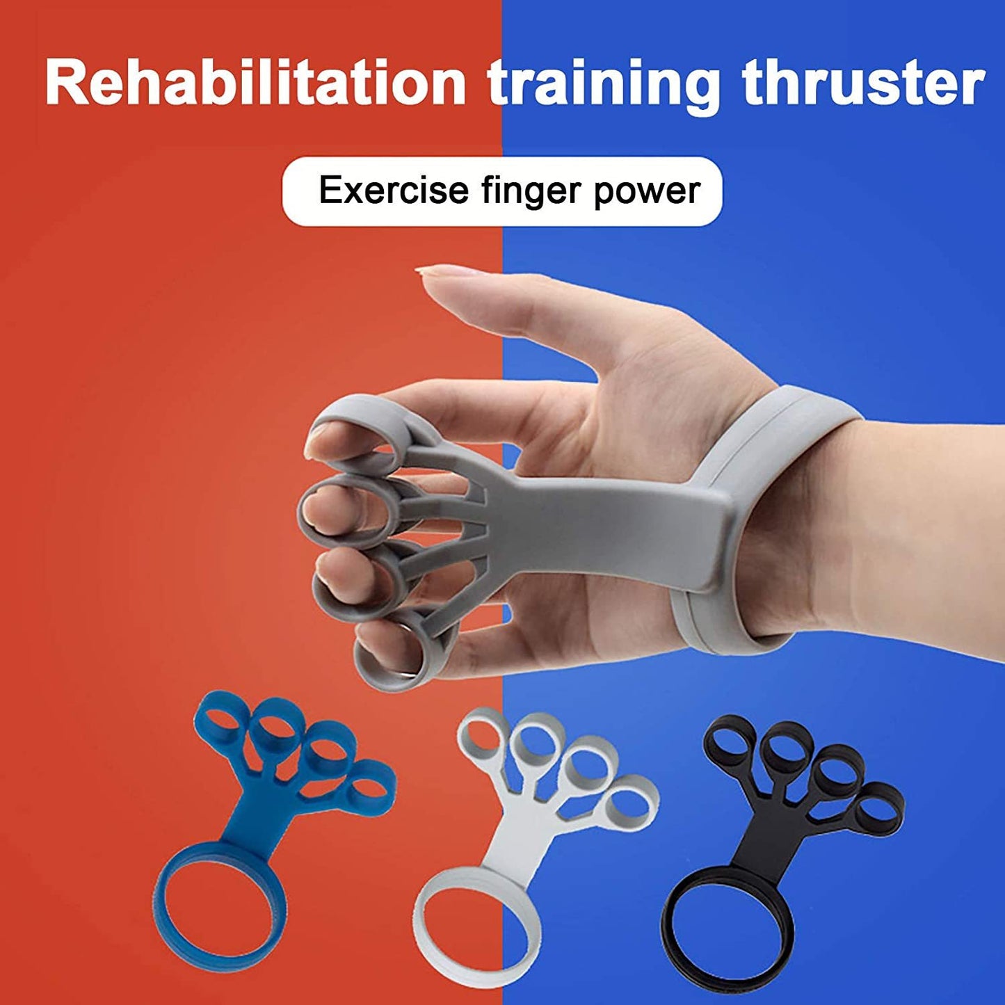 Silikonhandgreppsverktyg – Fingerövningssträckare för artrit och rehabilitering