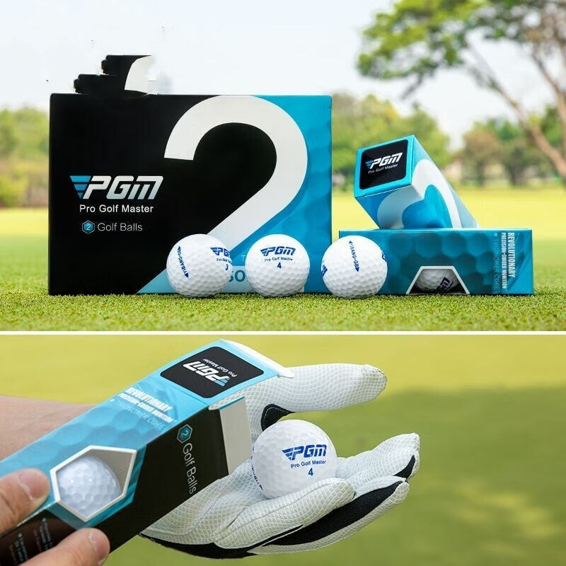 PGM Golf Premium Tvålagersboll – För Precision & Distans