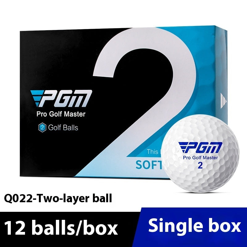 PGM Golf Premium Tvålagersboll – För Precision & Distans