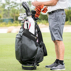 Golfbolls tvätt som kan hängas på bägen
