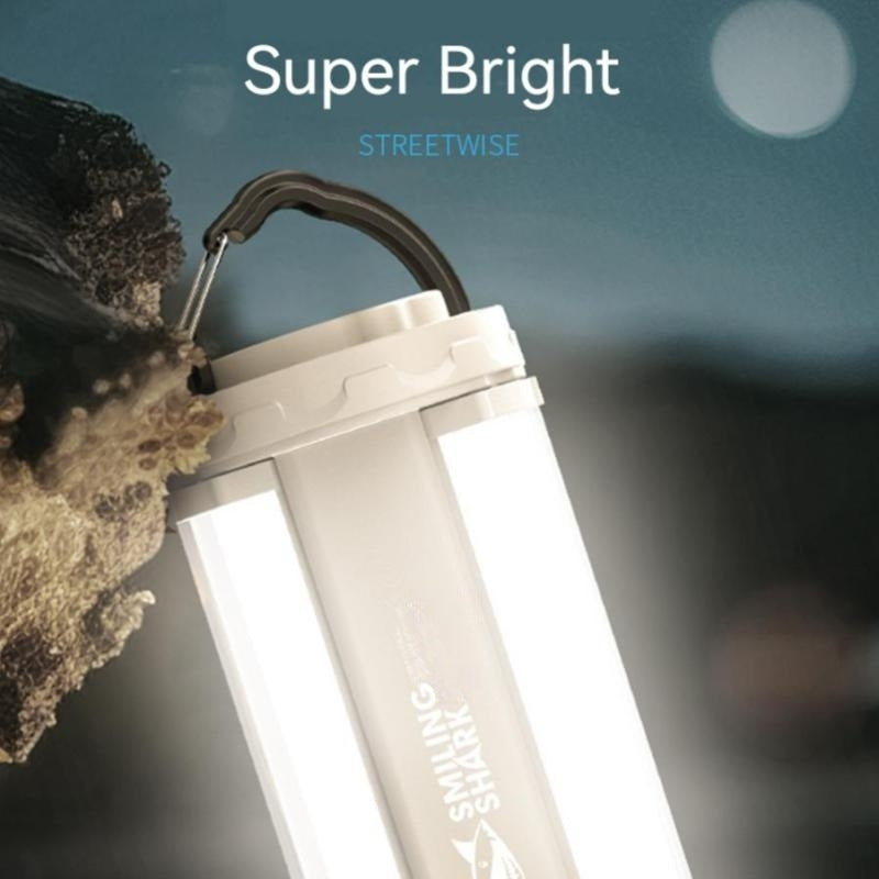 Campinglampa - Superlampa med inbyggd powerbank för att ladda mobilen