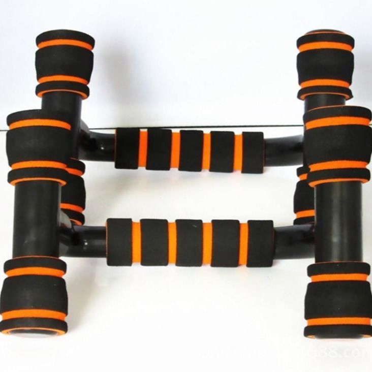 H-format armhävningsställ med svamphandtag – Fitness och bröstträning