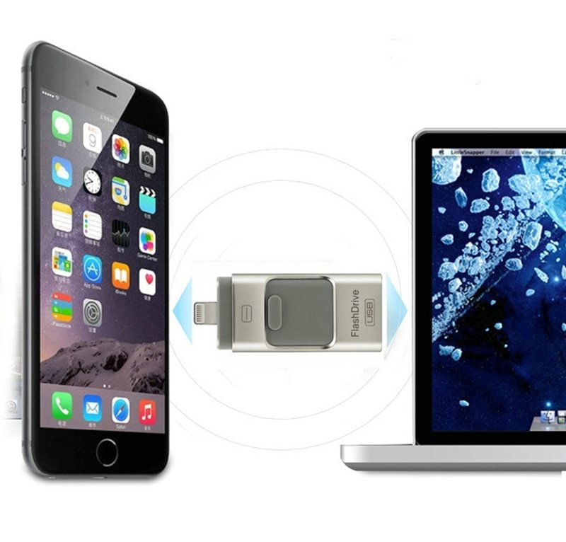 Tre-i-ett USB-minne – Perfekt för både dator och mobil