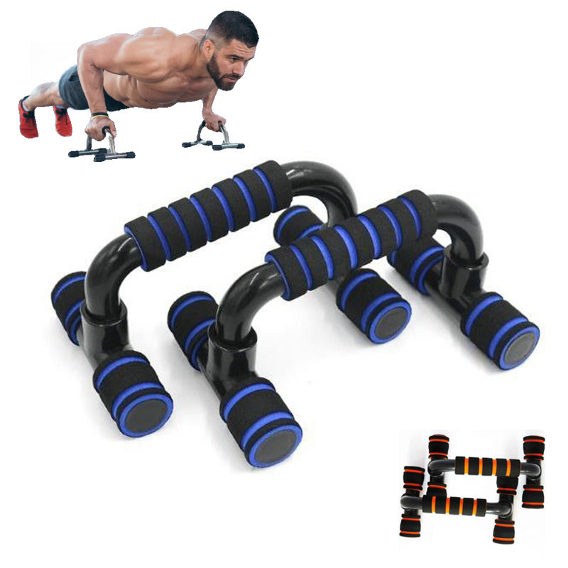 H-format armhävningsställ med svamphandtag – Fitness och bröstträning
