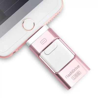 Tre-i-ett USB-minne – Perfekt för både dator och mobil