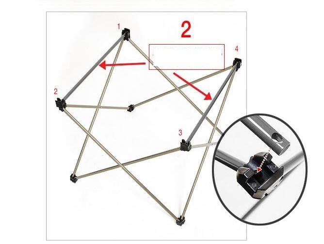 Ultralätt hopfällbart campingbord i aluminium för utomhusbruk – Perfekt för picknick och portabelt!