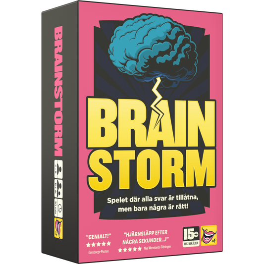 Brainstorm - Det perfekta Brädspelet för Familjekvällar, Sällskapsspel och Fester