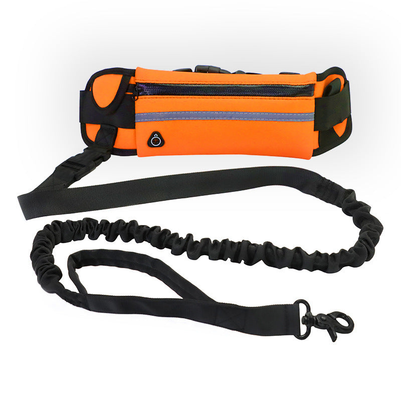 Hands-Free Hundkoppel med Bälte – För promenader och träning av stora hundar