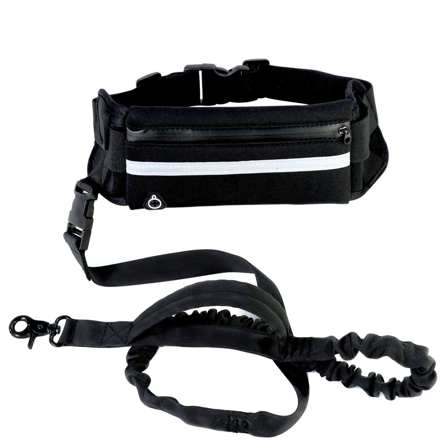 Hands-Free Hundkoppel med Bälte – För promenader och träning av stora hundar