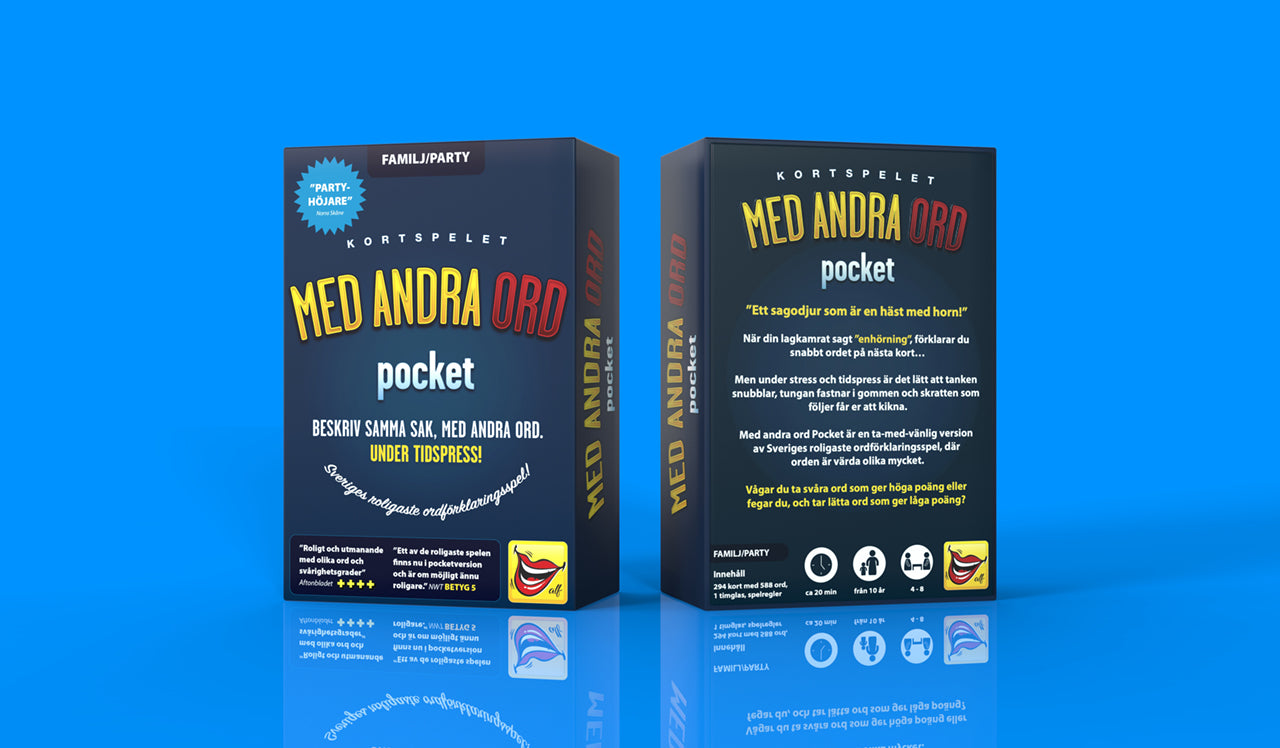 Med andra ord Pocket - Det perfekta Brädspelet för Familjekvällar, Sällskapsspel och Fester