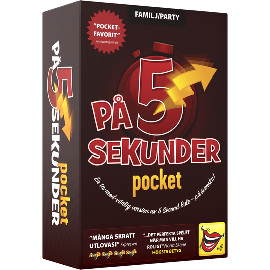 På 5 Sekunder Pocket - Det perfekta Brädspelet för Familjekvällar, Sällskapsspel och Fester